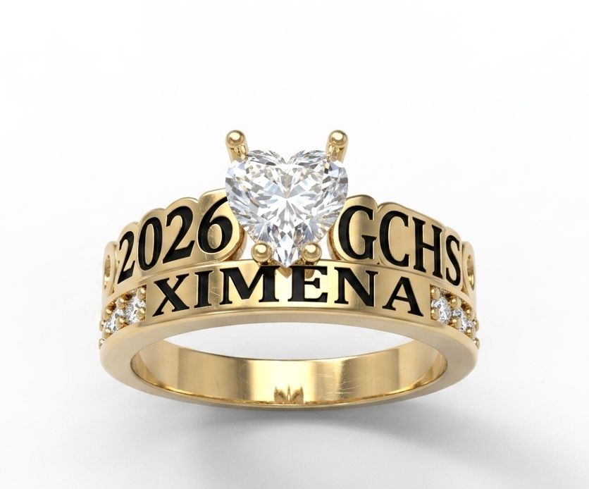Heart Graduation Ring