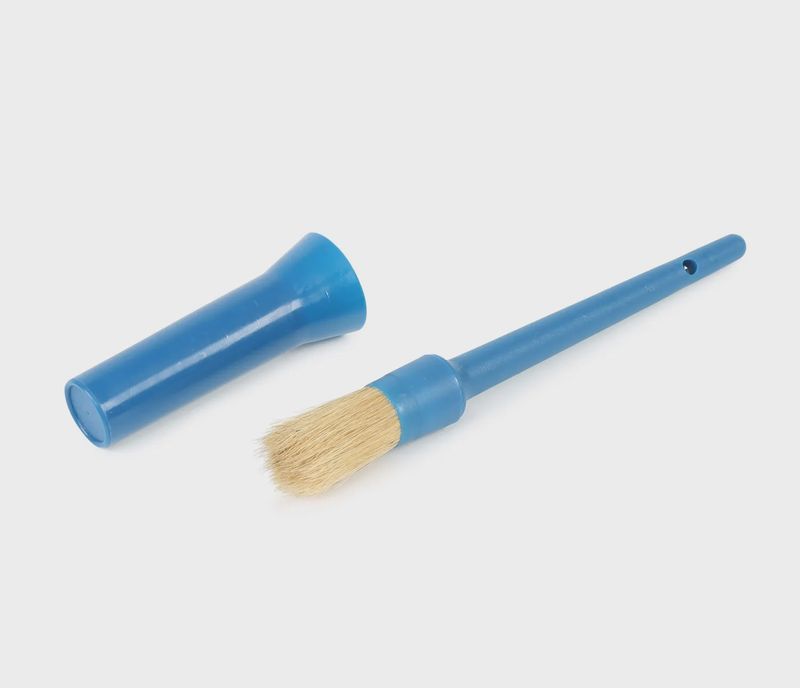 EZI-GROOM Plastic Hoof Oil Brush and Cap - Blue
