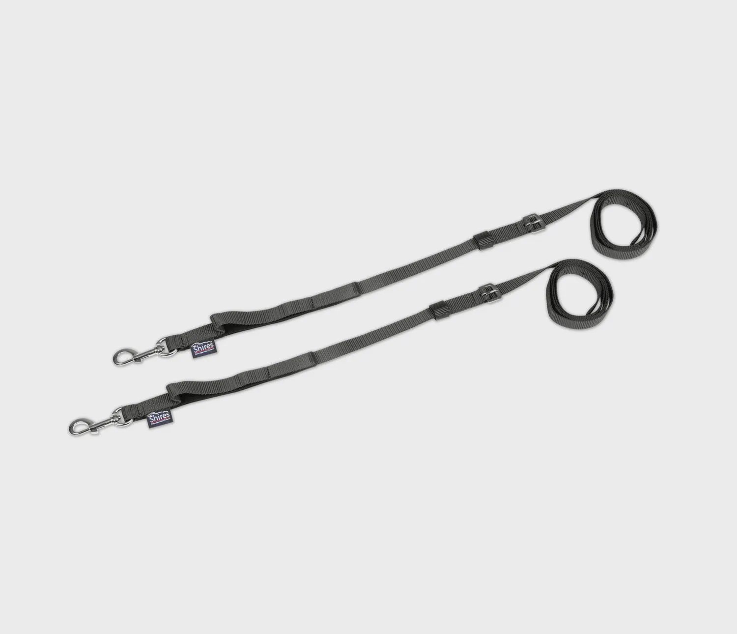 Nylon Web Elastic Insert Side Reins - Black - Pony