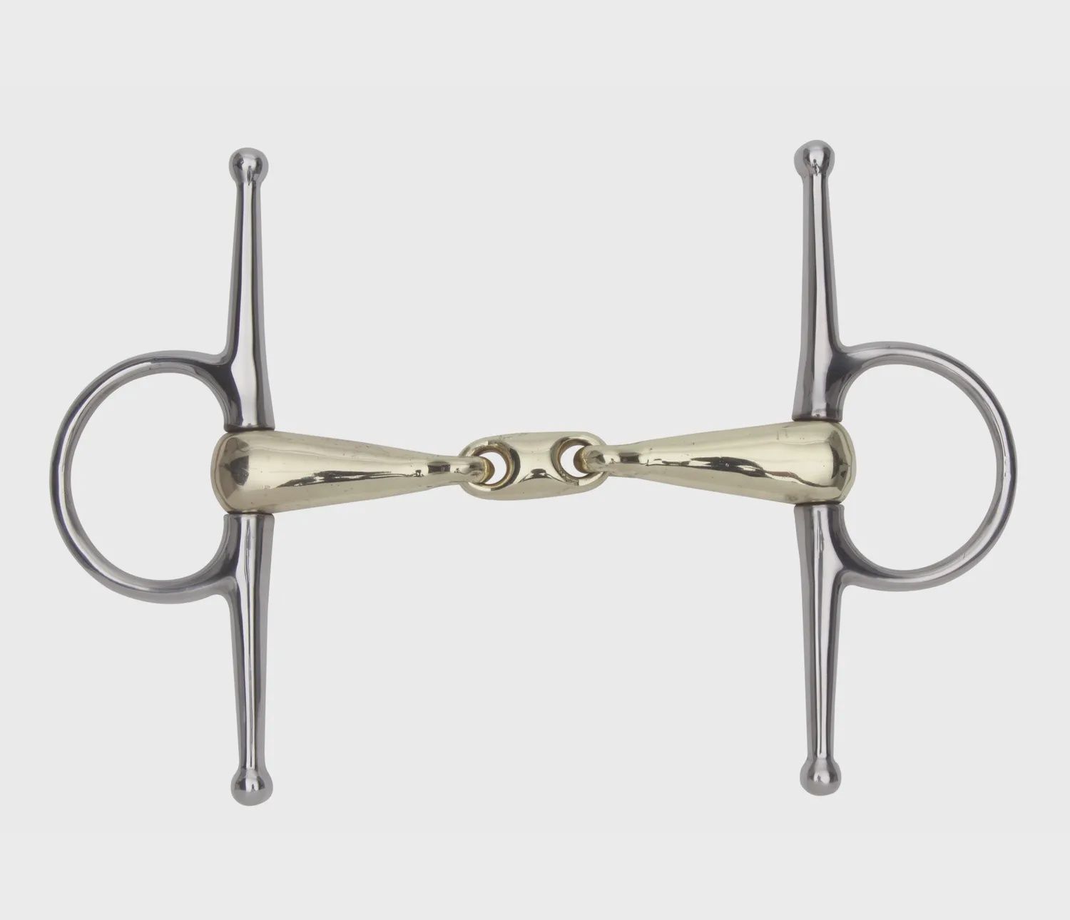 Full Cheek Brass Alloy Snaffle with Lozenge