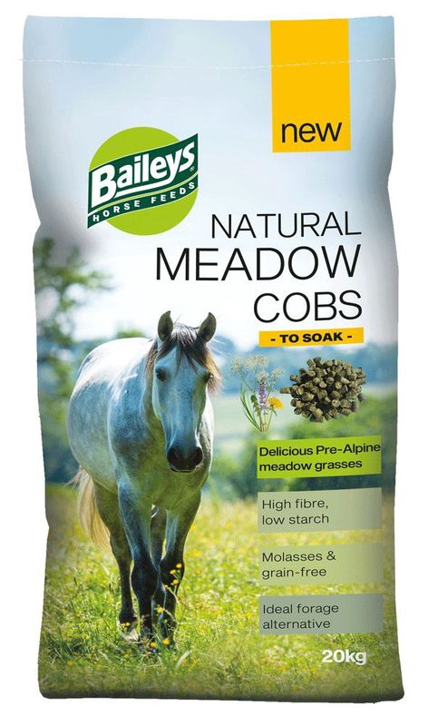Natural Meadow Cobs - Baileys - 20kg