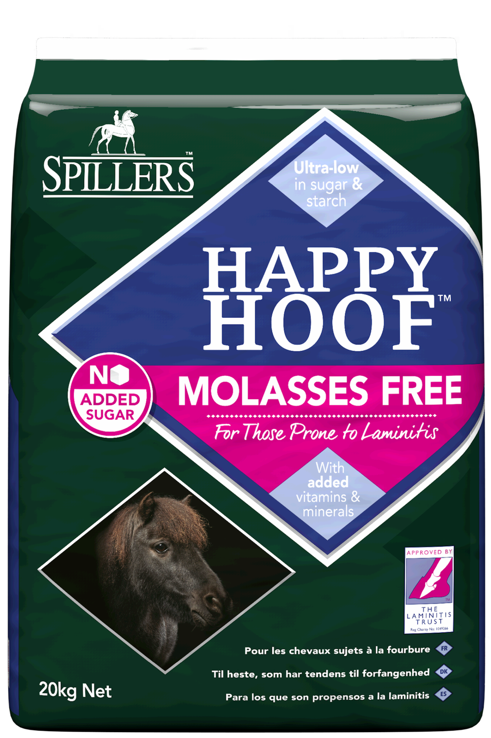 Happy Hoof Molasses Free - Spillers - 20kg