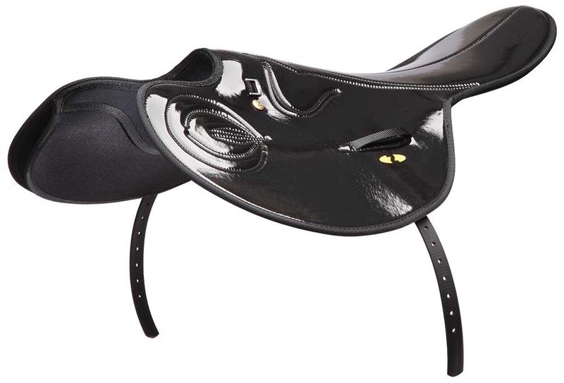 Patent Race Saddle 1.25kg - Black