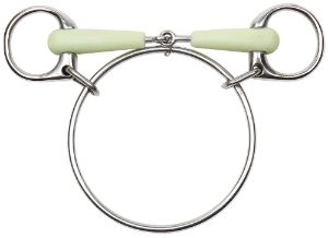 White Mouth Dexter Snaffle - 5&quot;