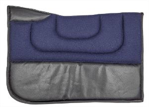 Woven Wool Trackwork Pad - Navy