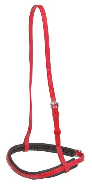 Zilco Padded Noseband, Colour: Red