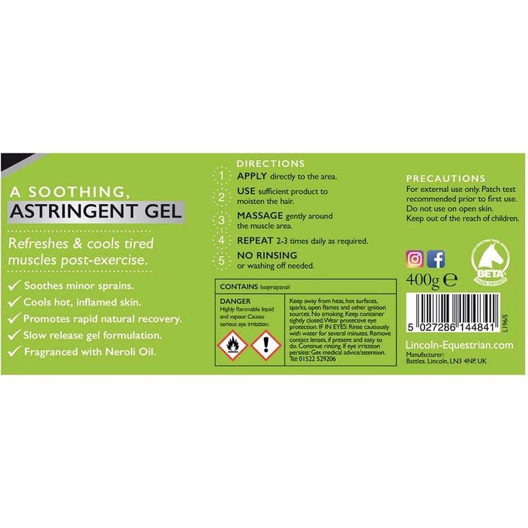 Witch Hazel &amp; Arnica Gel - 400g Lincoln