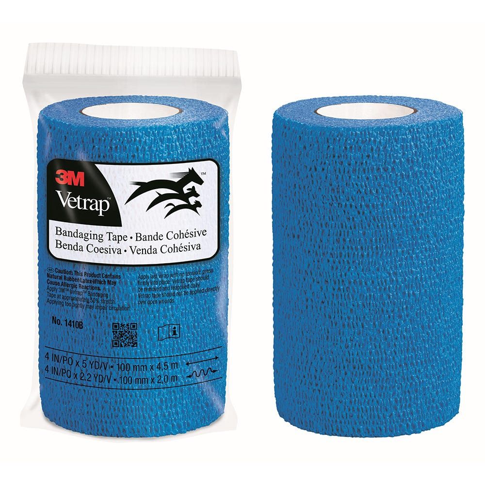 Vetrap Bandage - Single, Colour: Blue