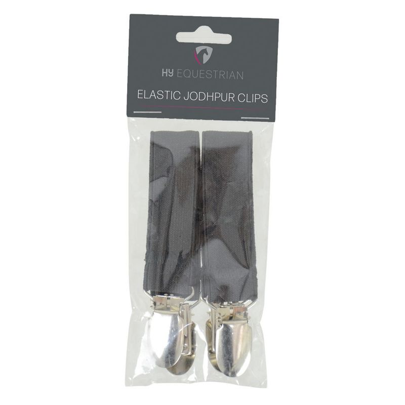 Hy Elastic Jodhpur Clips - Black