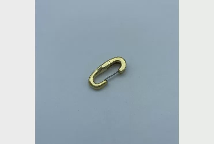 Brass Bit Snap Hooks - Pair