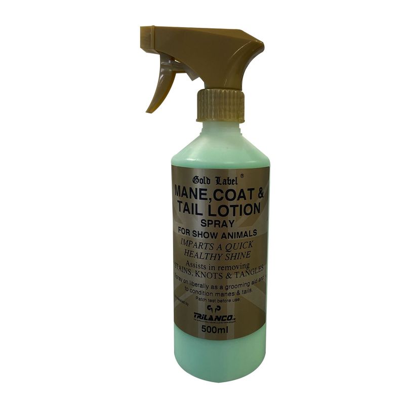Mane, Tail &amp; Coat Lotion Complete with Trigger Spray - 500ml