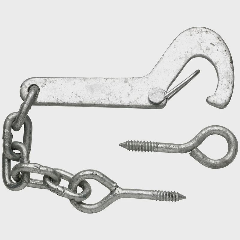 Newmarket Safety Gate Hook - Galvanised