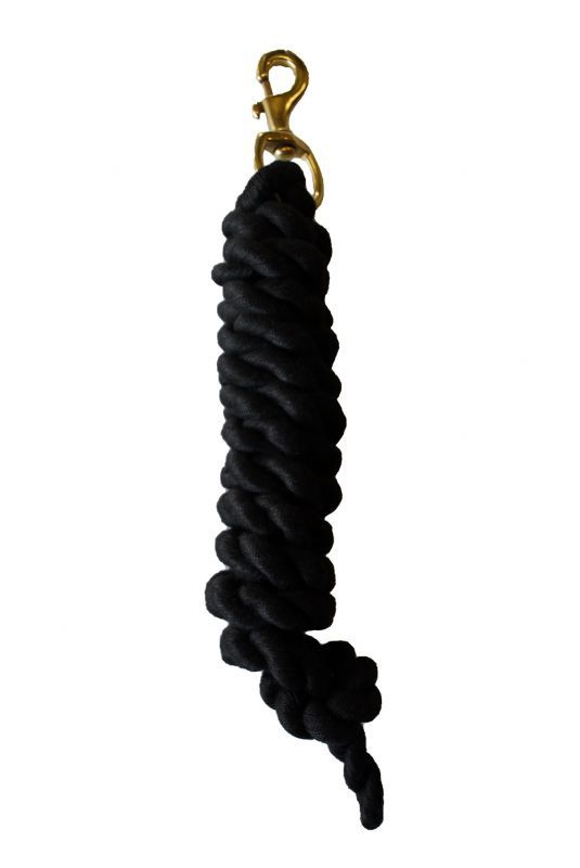 Cotton Lead Rope, Colour: Black