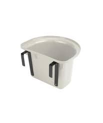 Stubbs Lightweight Plastic Portable Manger, Colour: White