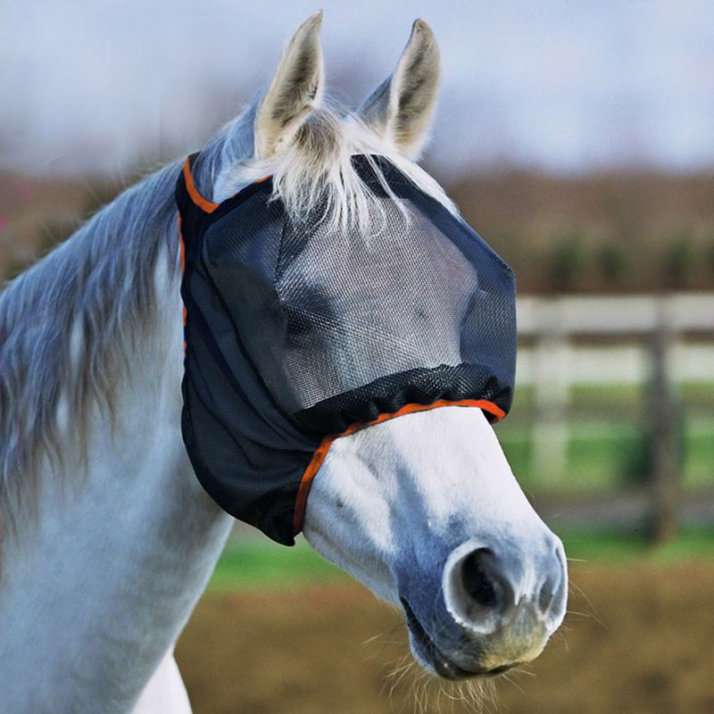 Field Relief Midi Fly Mask No Ears - Black