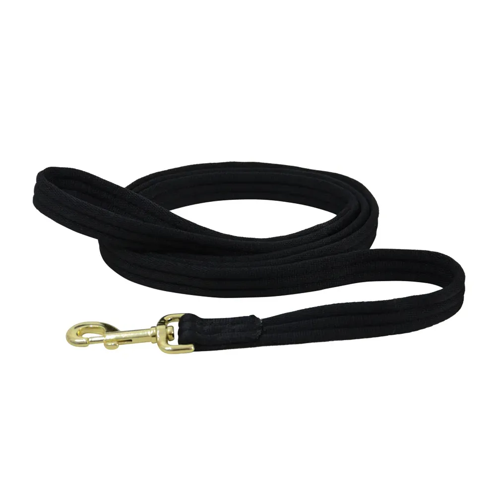 Soft Webbing Lead Rein - 2m, Colour: Black