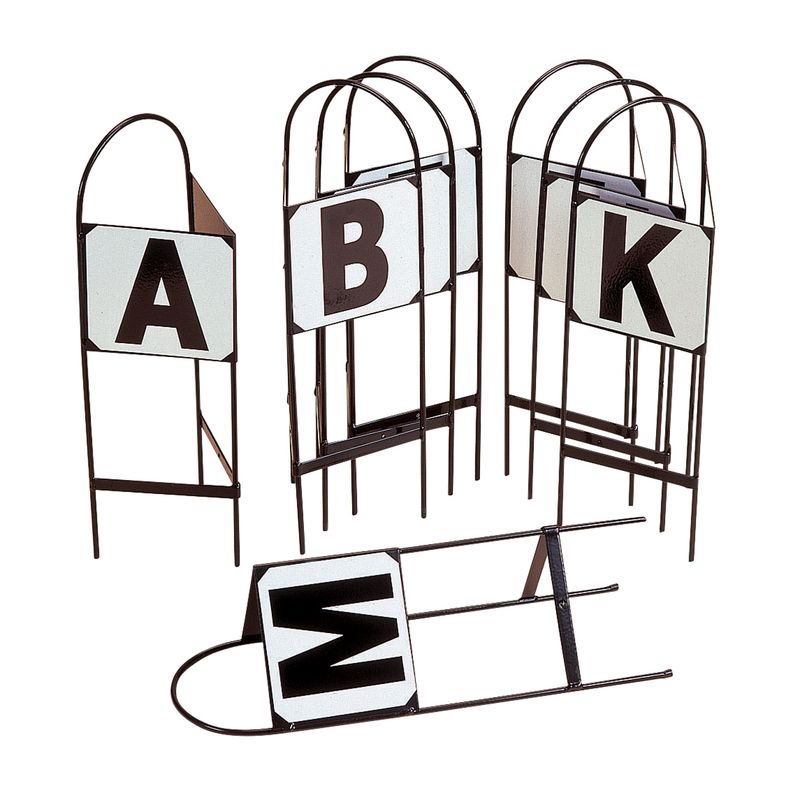 Double Sided Push In Dressage Markers - Set Of 8