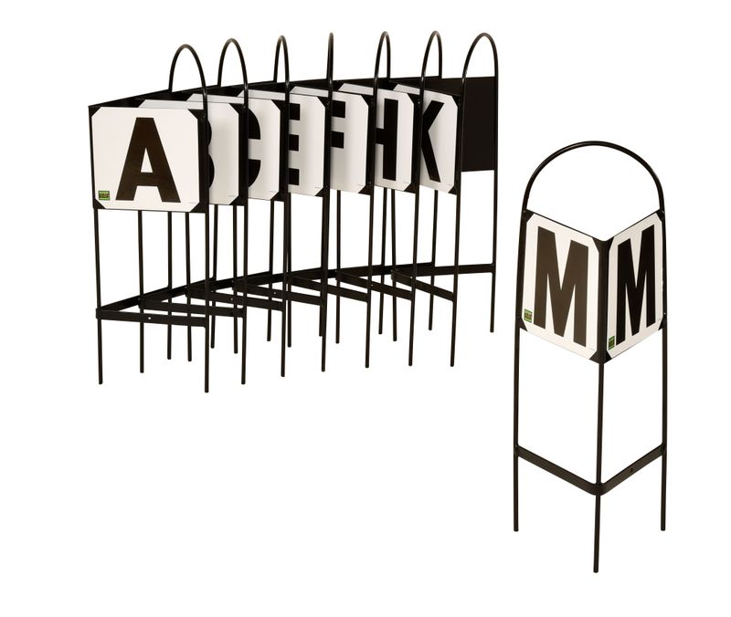Double Sided Push In Dressage Markers - Set Of 8