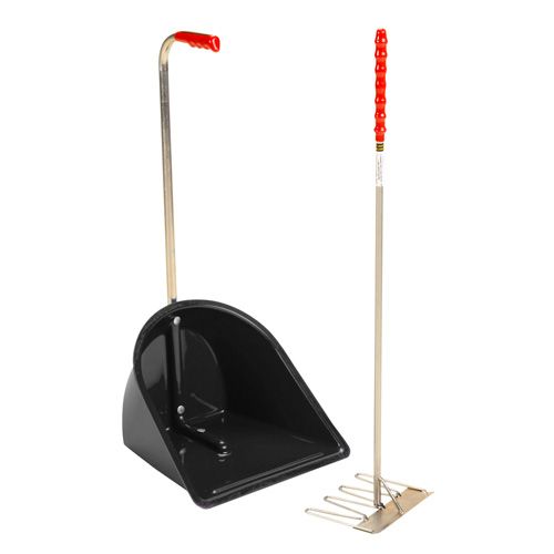 Stablemate with Longer Handle Rake, Colour: Black