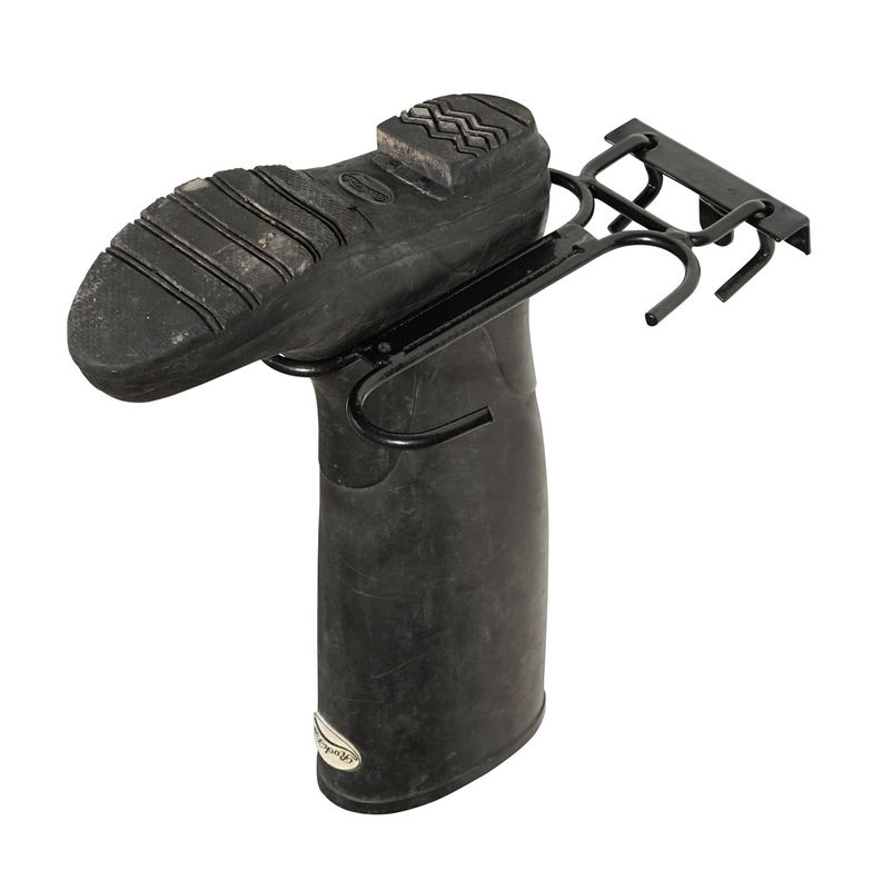 Hinged Welly Rack - Black