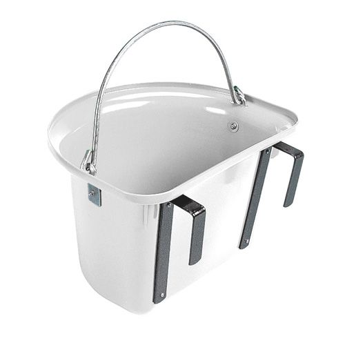 Hook Over Grooming Bucket, Colour: White
