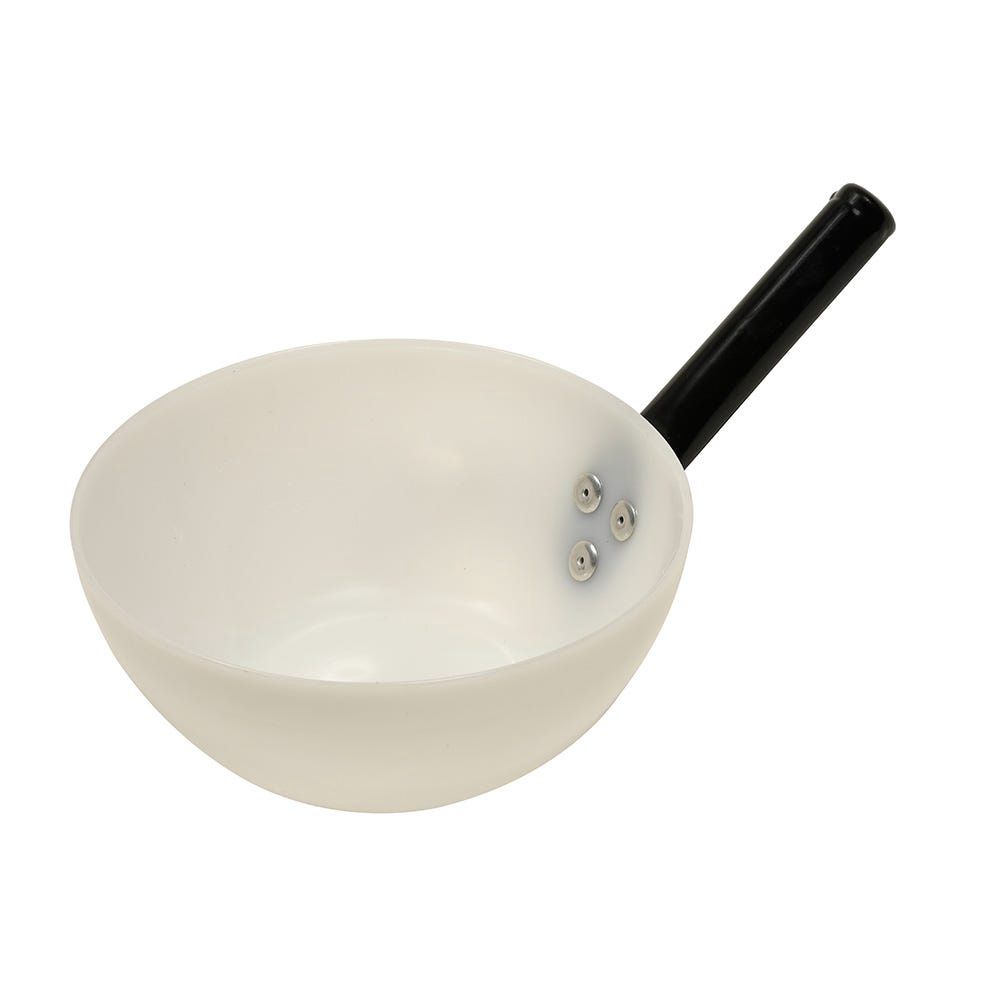 Feed Scoop - Stubbs Round Plastic, Colour: White