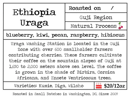 Ethiopia Uraga Natural