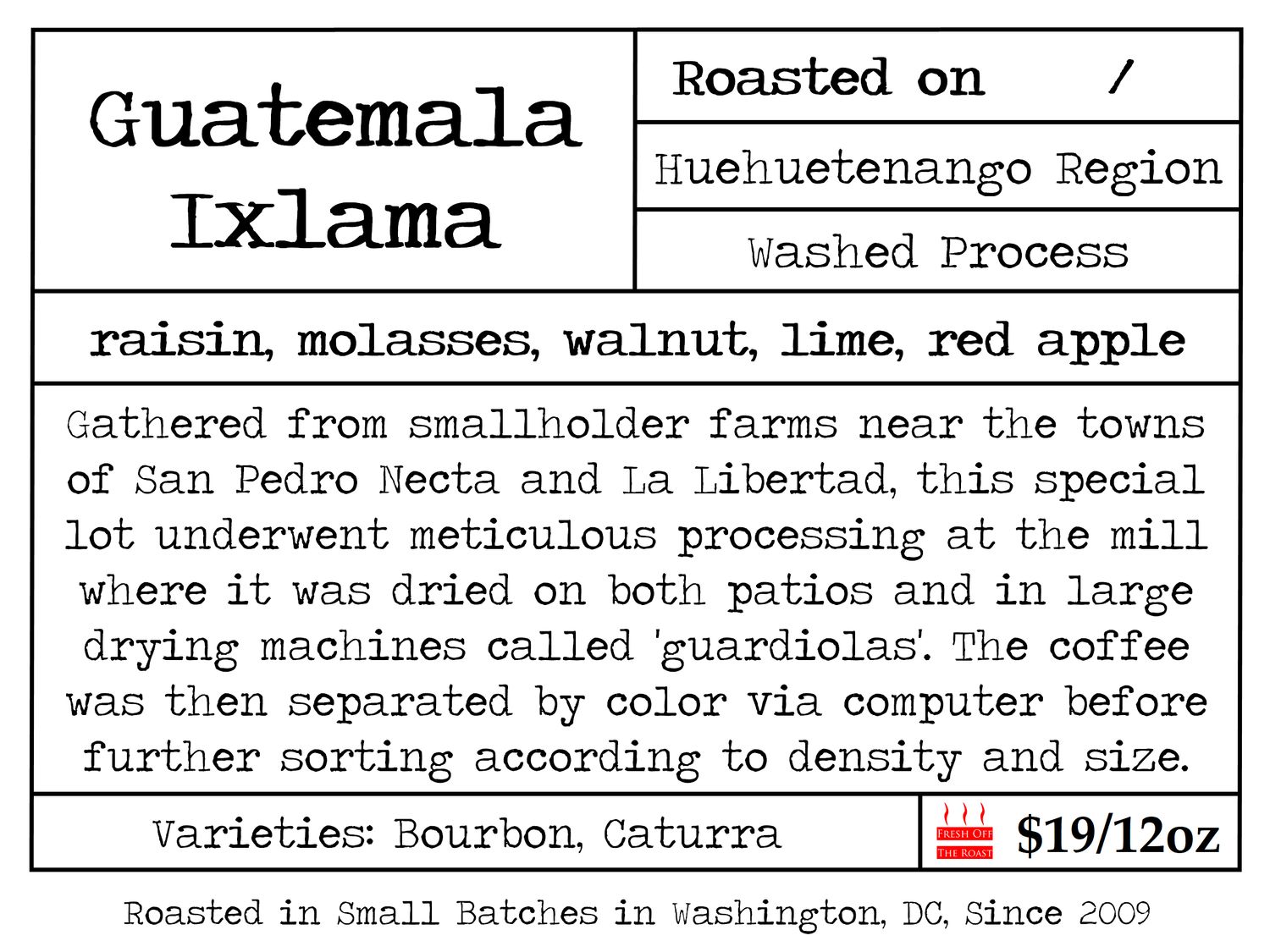 Guatemala Ixlama