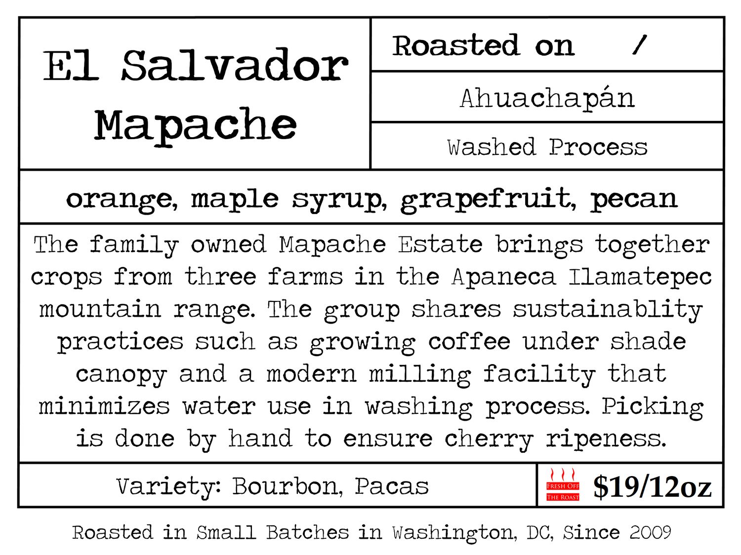 El Salvador Mapache