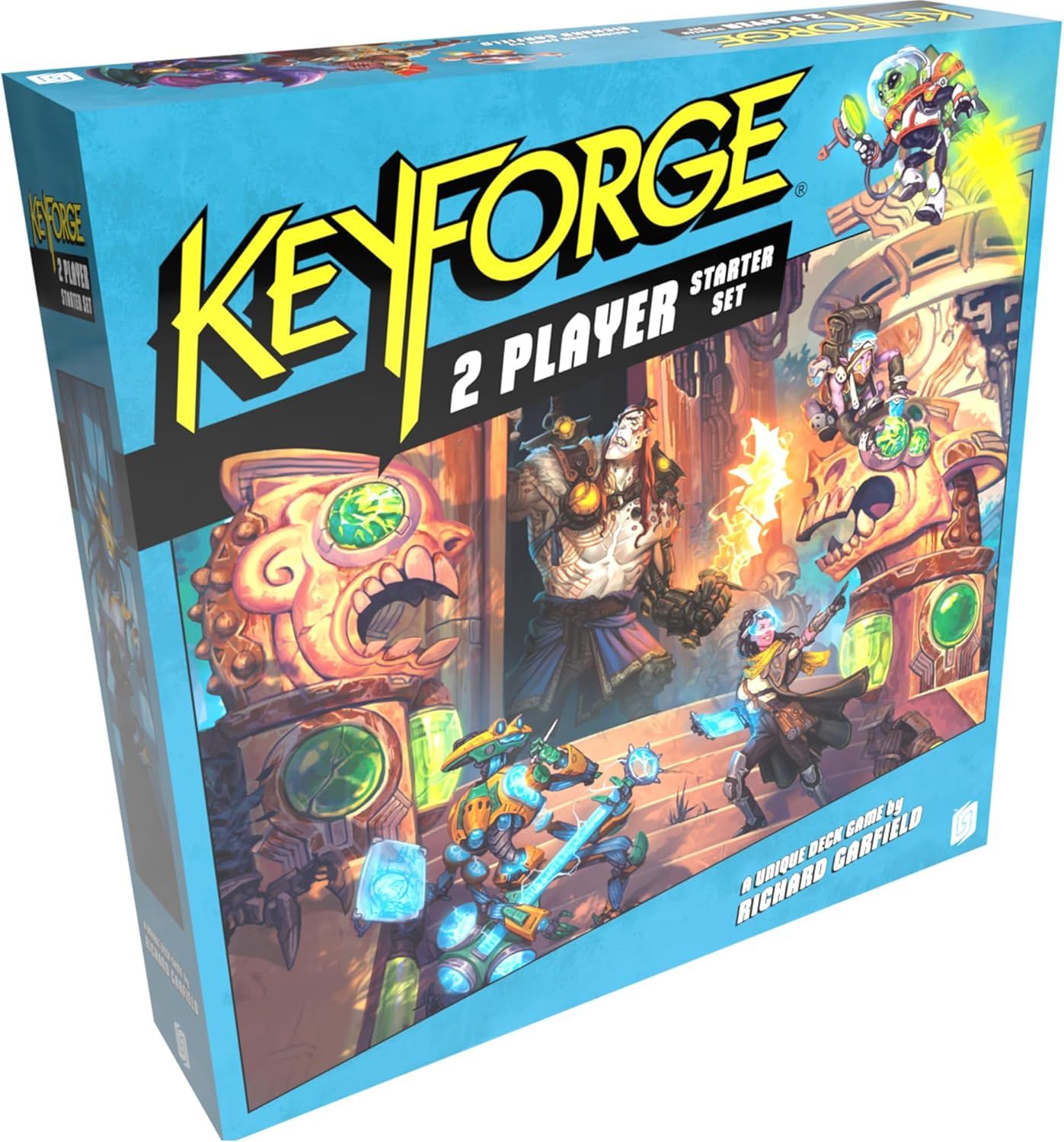 KeyForge 2 Player Starter Set - Learn, Battle and Master The Crucible! Strategy Card Game for Kids and Adults, Ages 14+, 2 Players, 30-45 Minute Playtime, Made by Ghost Galaxy