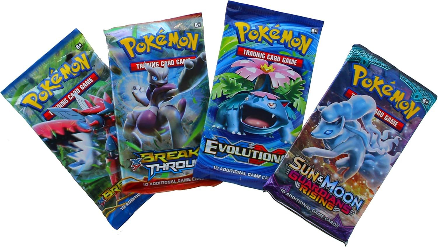 Pokemon TCG: 4 Booster Packs � 40 Cards Total| Value Pack Includes 4 Blister Packs of Random Cards | 100% Authentic Branded Pokemon Expansion Packs