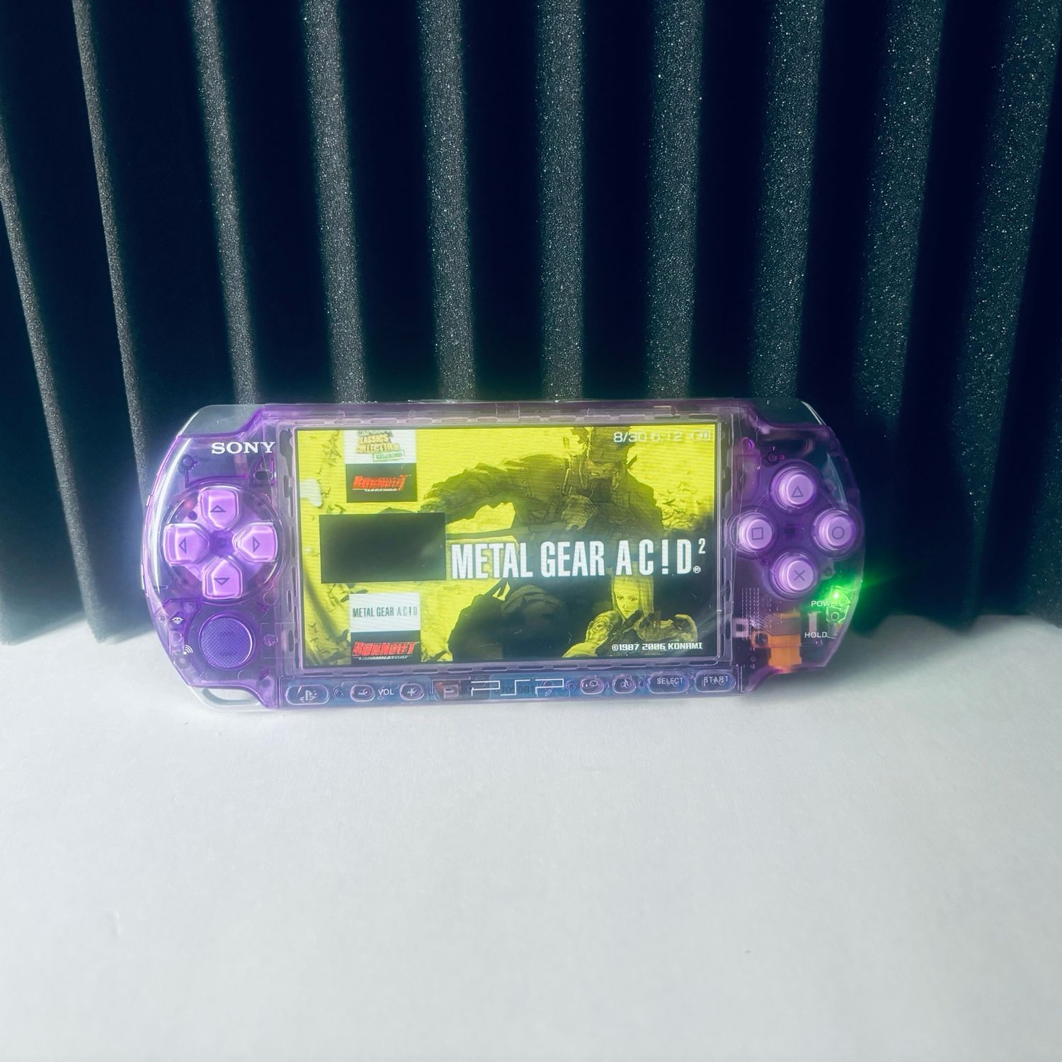 PSP 3000 1050 Games ( Clear Purple )