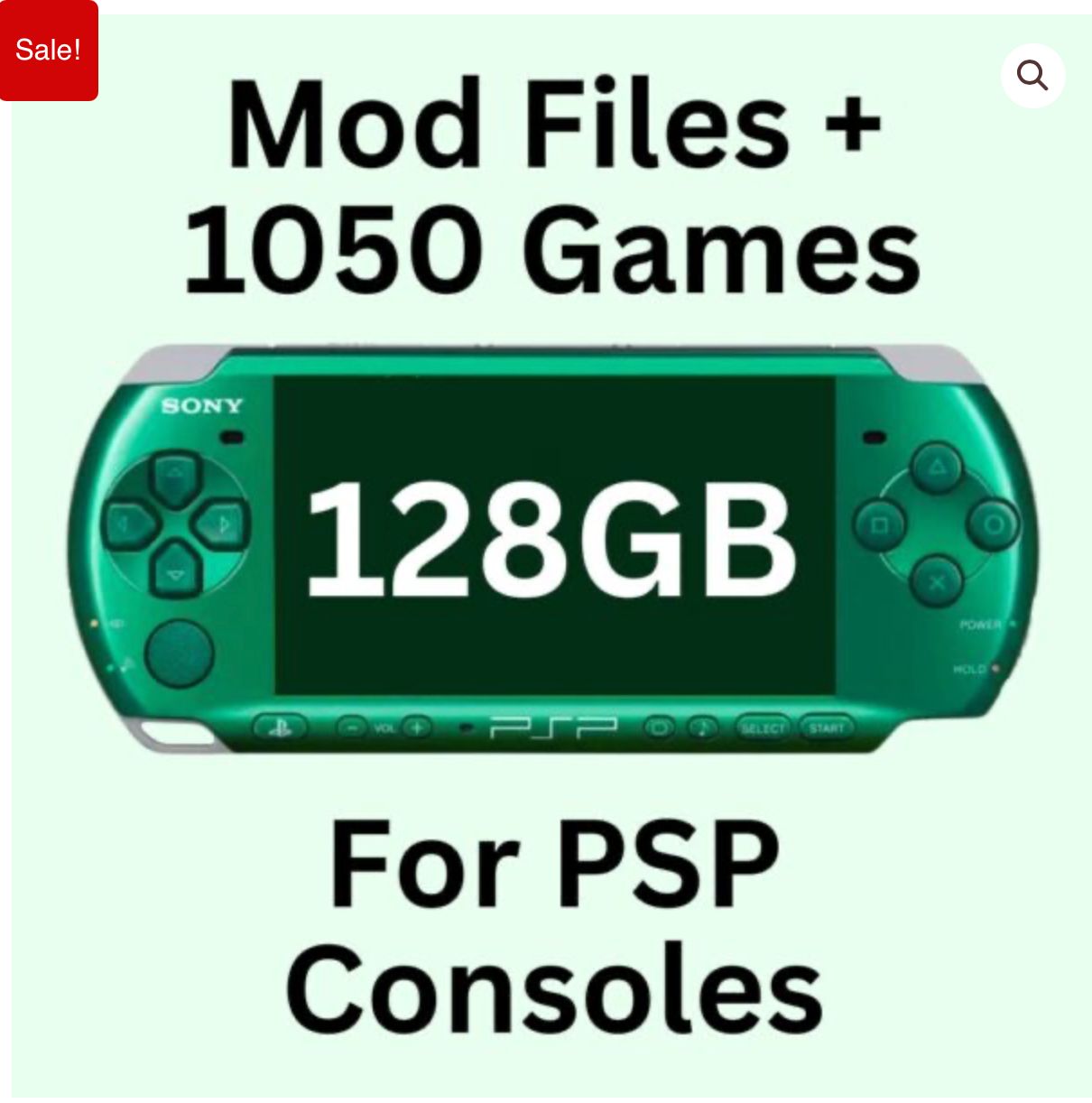 PSP Modding Software with 1050 Games | DIGITAL DOWNLOAD