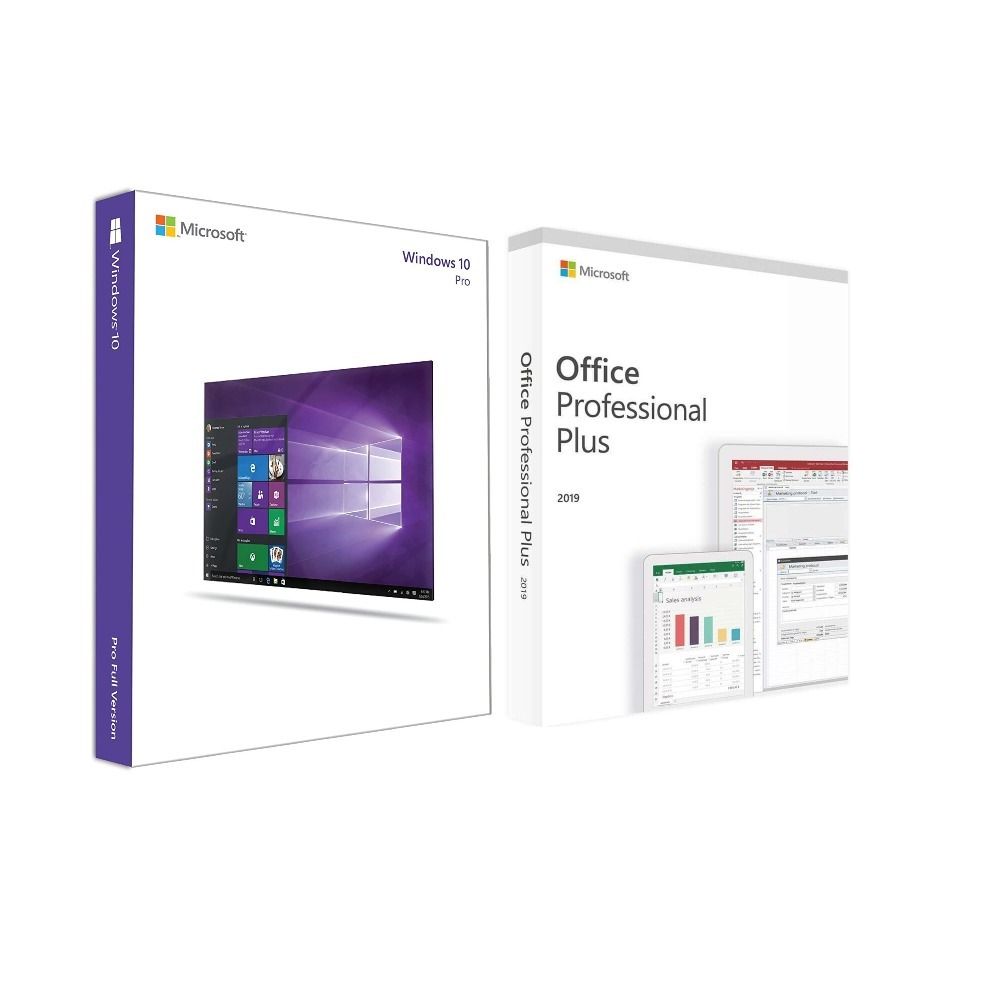 WINDOWS 10 PROFESSIONAL + MS OFFICE 2019 PROFESSIONAL PLUS KOMBO