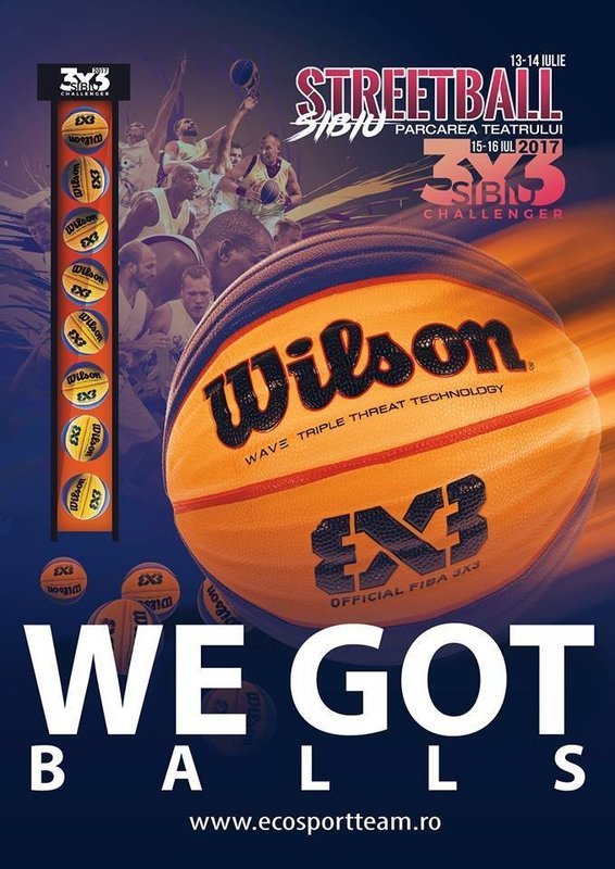 Minge de baschet Wilson FIBA 3X3 GAME