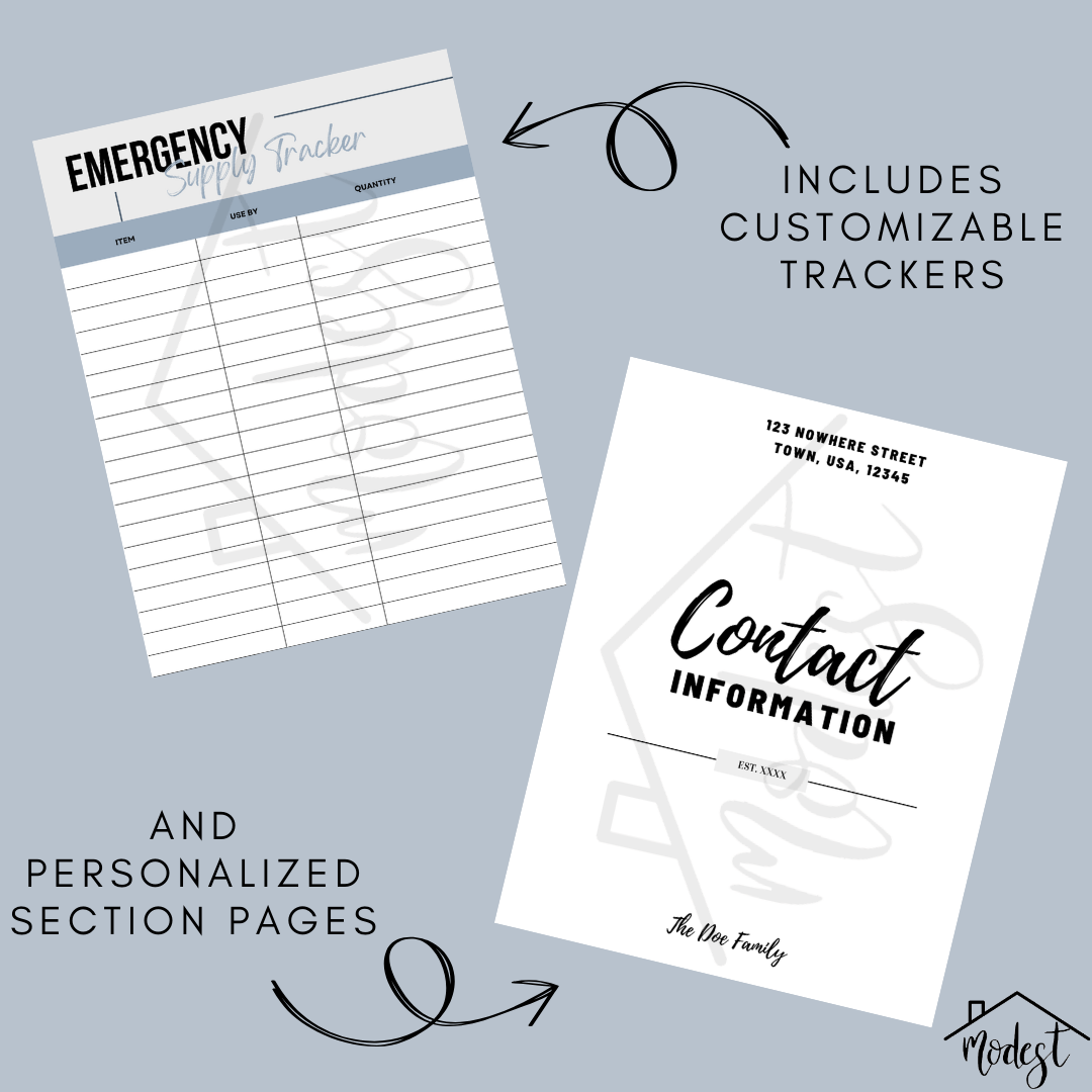 Home Binder Template