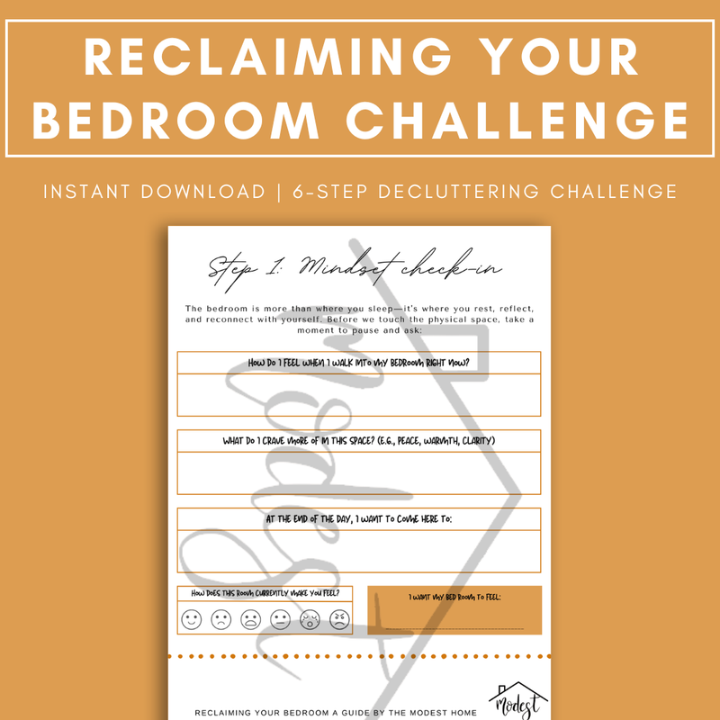 Reclaiming Your Bedroom Challenge