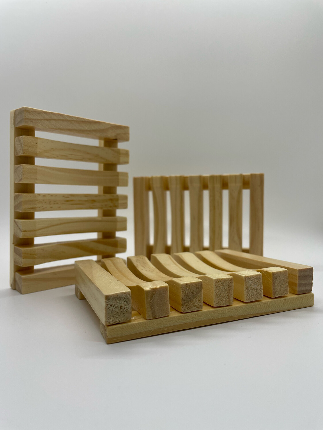 Wood Soap Dish - Natural