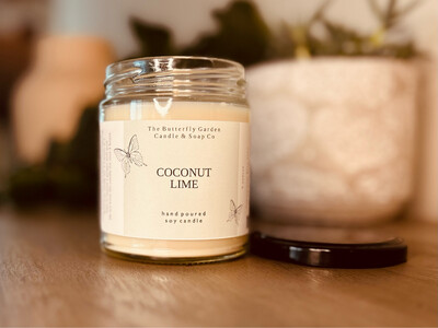 Coconut Lime 9oz Soy Candle
