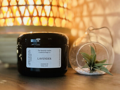 Lavender Essential Oil Body Scrub - 8oz