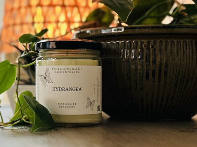 Hydrangea 9oz Soy Candle
