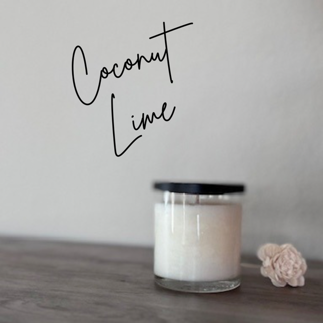 Coconut Lime 11oz Soy Candle