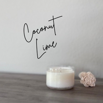 Coconut Lime 4oz Soy Candle