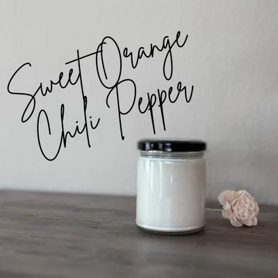 Sweet Orange Chili Pepper 9oz Soy Candle