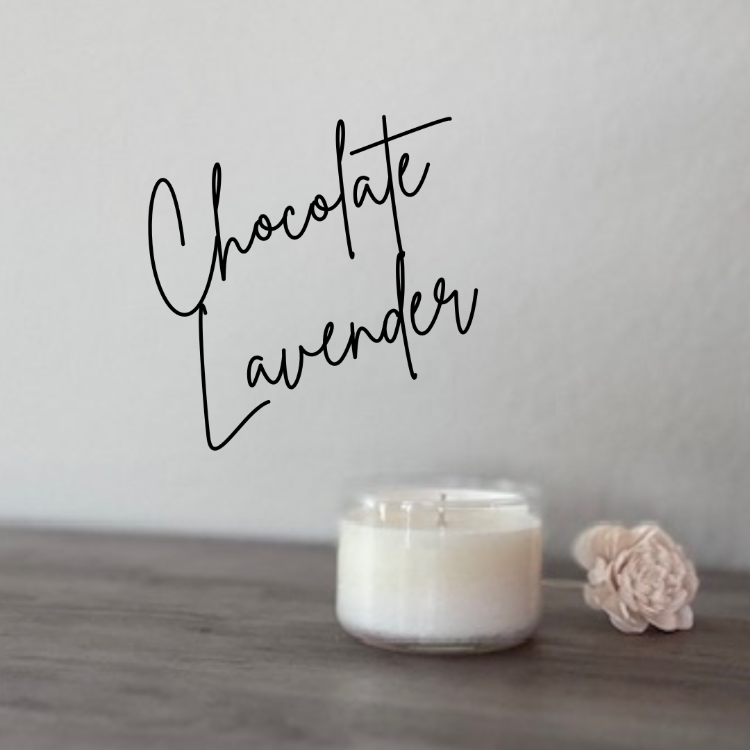 Chocolate Lavender 4oz Soy Candle