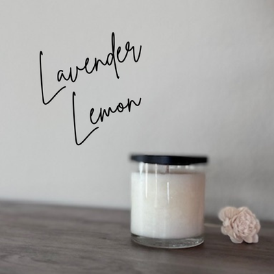 Lavender Lemon Essential Oil 11oz Soy Candle