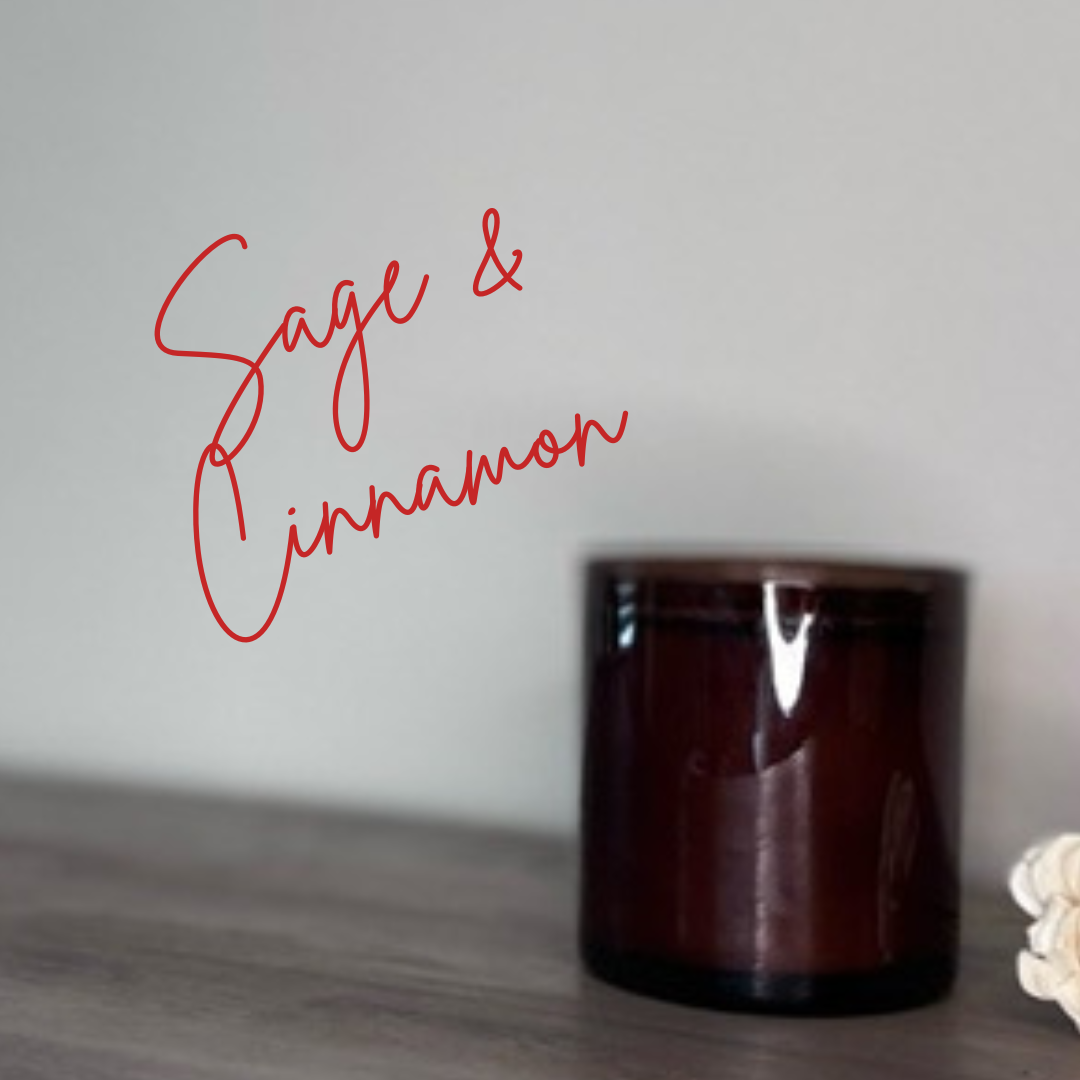 Sage &amp; Cinnamon 11oz Soy Candle