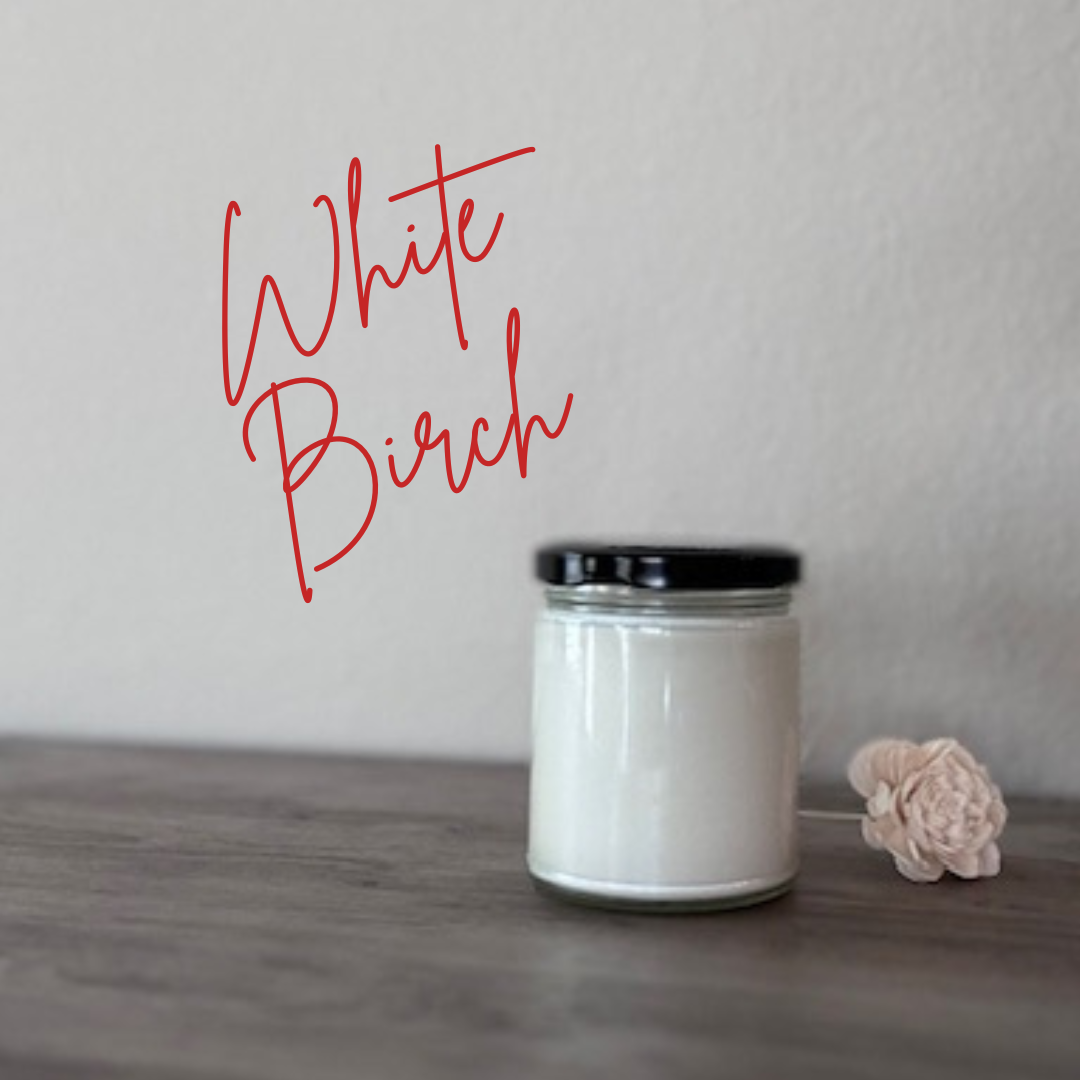 White Birch 9oz Soy Candle