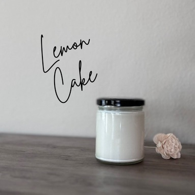 Lemon Cake  9oz Soy Candle