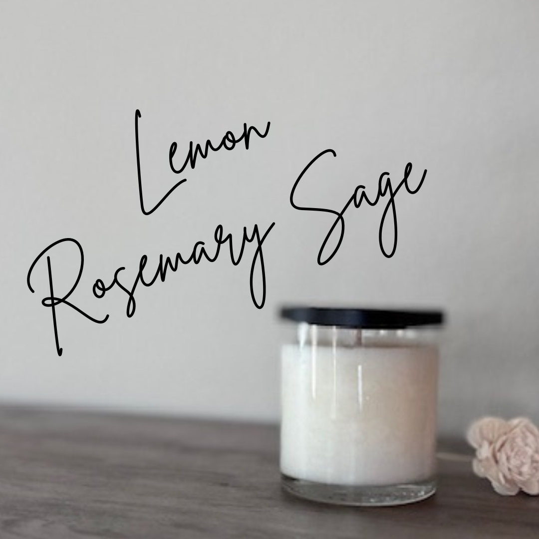 Lemon, Rosemary &amp; Sage 11oz Soy Candle